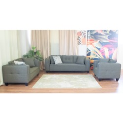 MARASSI 321 انتريه منزلي مكون من (كنبه - ثلاثية - كنبة ثنائية + بف هدية )